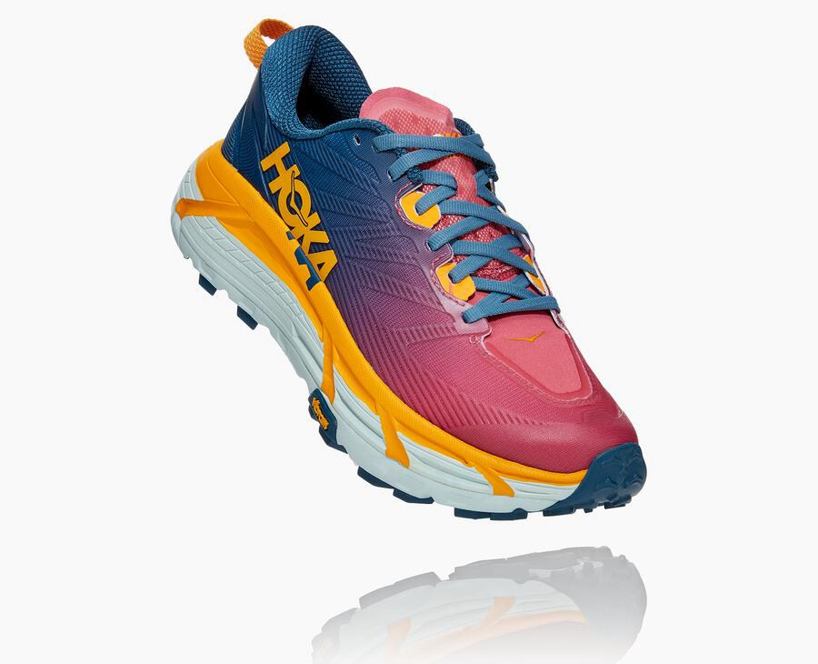 Zapatillas Trail Hoka One One Mujer - Mafate Speed 3 - Azules - YPC301427